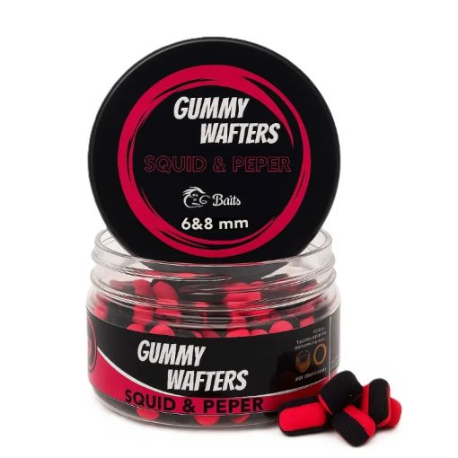 Gummy Wafters Squid Pepper (Squid Piper) 6 & 8 mm a