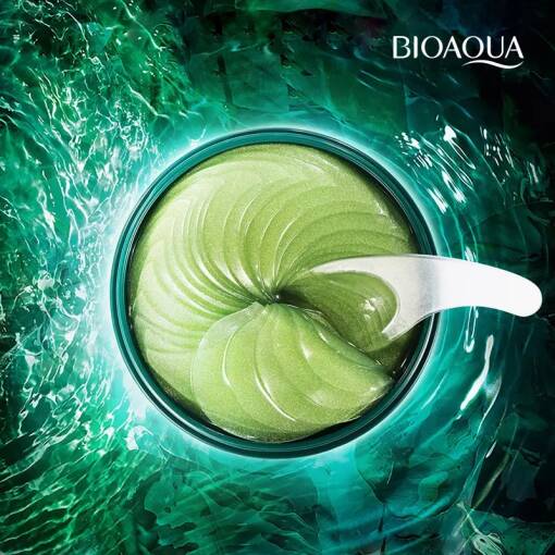Masca pentru ochi, Gel hidratant cu colagen verde, c