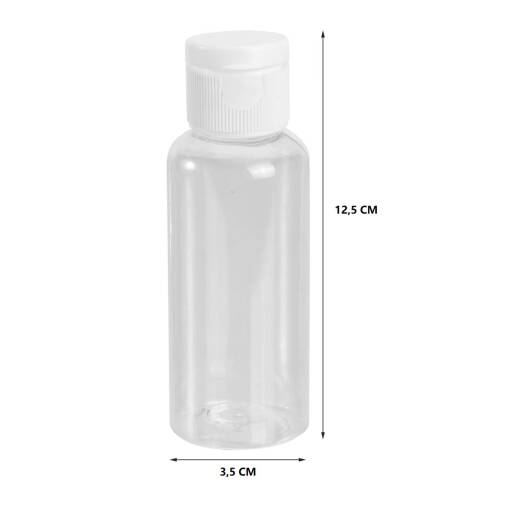 Recipient cosmetic cu capac pentru produse lichide, Sela 100ml 3