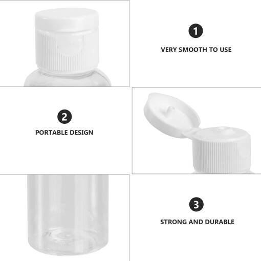 Recipient cosmetic cu capac pentru produse lichide, Sela 100ml 4