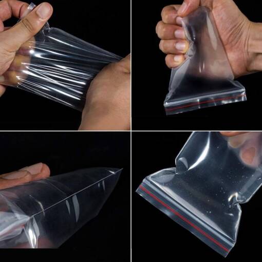 Pungi transparente cu ziplock 5 x 7 cm, 500 buc 4