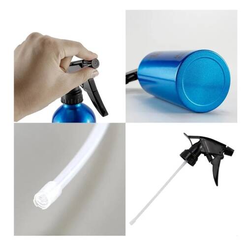 pulverizator metal albastru d