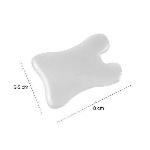 piatra gua sha alba forma v 3