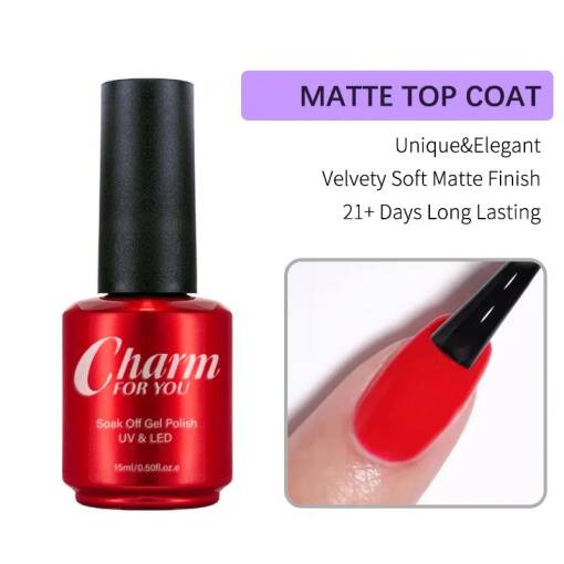 top coat matte charm a