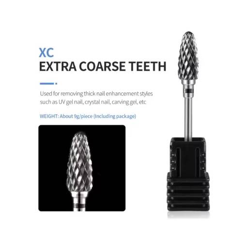 Capat freza carbid argintiu cylinder XC negru b