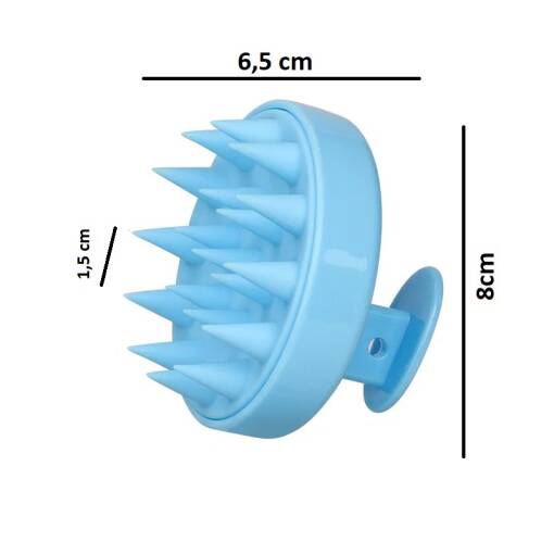 diaspozitiv masaj capilar silicon albastru b