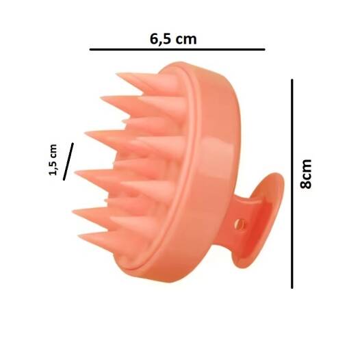 diaspozitiv masaj capilar silicon portocaliu b