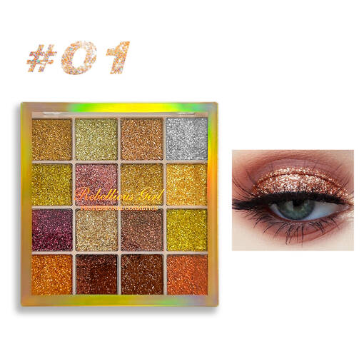 trusa 16 culori cu sclipici b