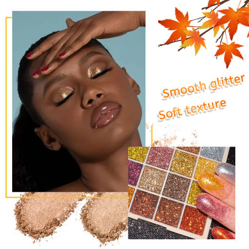 trusa 16 culori cu sclipici f