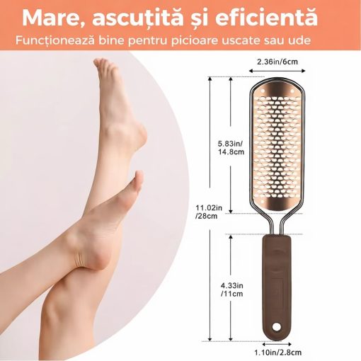Pila Calcaie maro Profesionala Din Otel Inoxidabil Cu Maner Ergonomic Antialunecare b