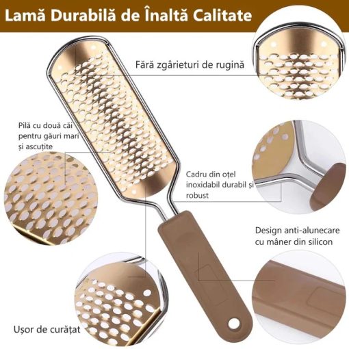 Pila Calcaie maro Profesionala Din Otel Inoxidabil Cu Maner Ergonomic Antialunecare c